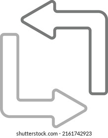 Swap vector icon. Can be used for printing, mobile and web applications.