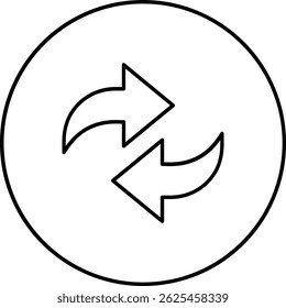 Swap vector icon. Can be used for printing, mobile and web applications.