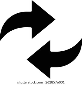 Swap vector icon. Can be used for printing, mobile and web applications.