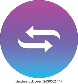 Swap vector icon. Can be used for printing, mobile and web applications.