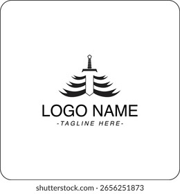 Sward Shape ícone de vetor e logotipo