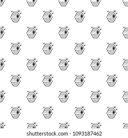 Swarm pattern vector seamless repeating for any web design