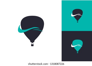 Swash Balloon Logo Inspiration Template