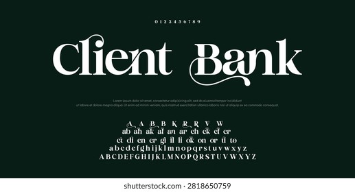 Swash Typeface for Luxury Branding and Elegant Typography Decorative and Fancy Font