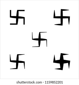 Swastica Symbol The Holy Motif Vector Art Illustration