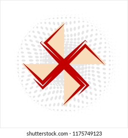 Swastica Symbol The Holy Motif Vector Art Illustration