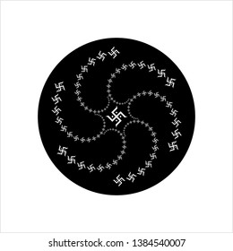 Swastica Symbol The Holy Motif Vector Art Illustration