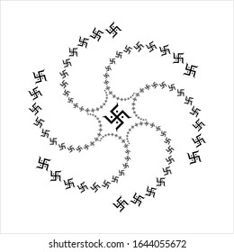 Swastica Symbol The Holy Motif Vector Art Illustration