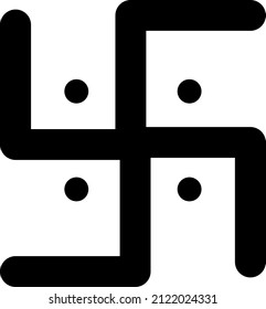 Swastika Icon vector illustration on white background..eps