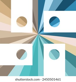 swastika symbol shape with multicolor inside, swastika symbol vector illustration.