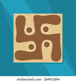 swastika symbol vector illustration 