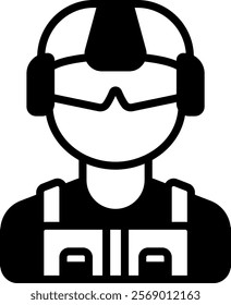 Swat Icon Glyph Vector Illustration