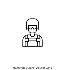Swat illustration line icon icons design