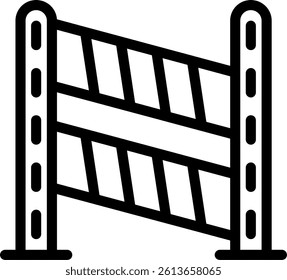 SWAT Team Line Vector Icon Design