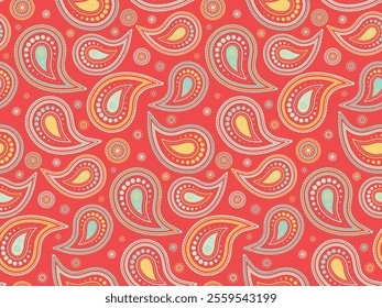 Swatch flat design a creativity silk. Arabic modern summer motif. Pretty trendy and vector decor. Ethnic tranquility at ornament western.