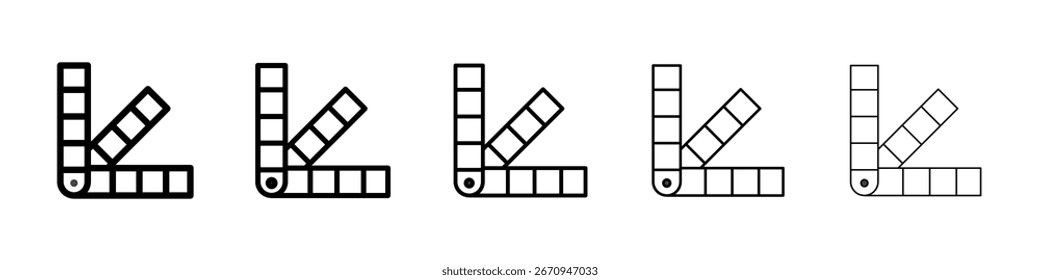 Swatch icon vector collection. EPS 10