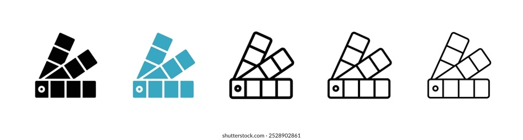 Vektorgrafik-Set für Farbfeld-Symbol
