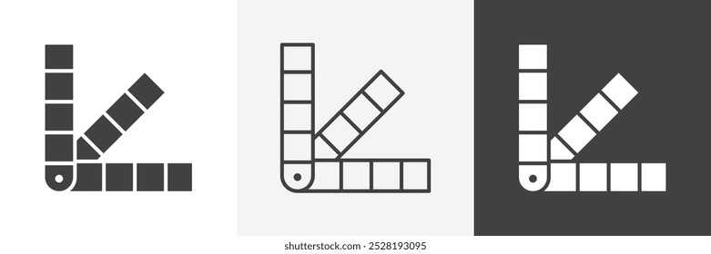 Ícone de amostra.Moderna ilustração vetorial linear plana moderna no fundo branco.