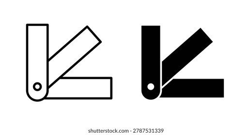 Swatchbook icon design pack in white and black color