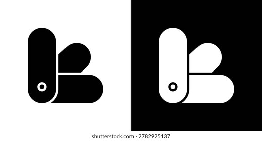 Swatchbook icon flat stock illustrations set