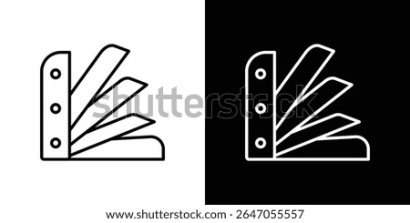 Swatchbook icon. Graphic Design vector icon. Ui Ux Icons
