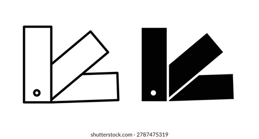 Swatchbook icon vector, symbol, logo illustrations