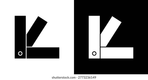 Swatchbook icons editable flat black and white icons pack. Vector EPS10