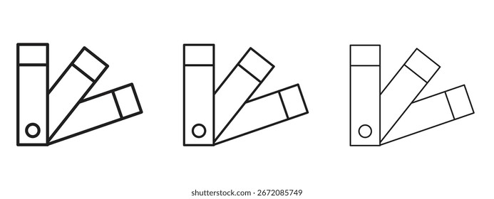 Swatches icon. Simple element illustration. Can be used for web and mobile.