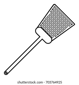 Swatter icon. Outline illustration of swatter vector icon for web