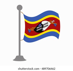 swaziland flag mast