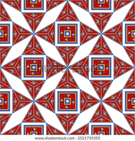 swaziland flag pattern ceramic tile. geometric background. vector illustration