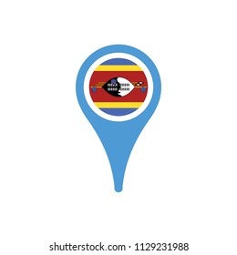 Swaziland flag pointer 