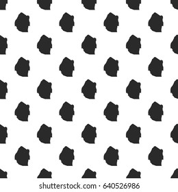Swaziland map seamless pattern, isolated on white background. Vector illustration, easy to edit.
