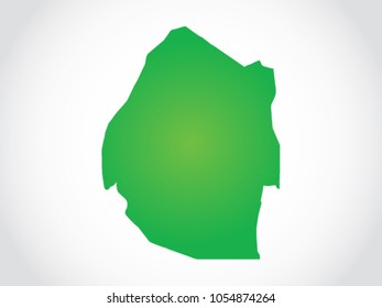 Swaziland Map Territory