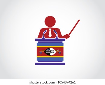 Swaziland Podium Analyze Speech