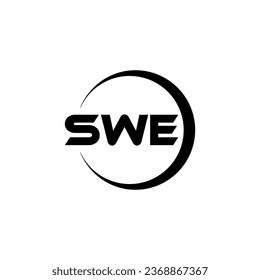 SWE Letter Logo Design, Inspiration for a Unique Identity. Modern Elegance and Creative Design. Watermark Your Success with the Striking this Logo.