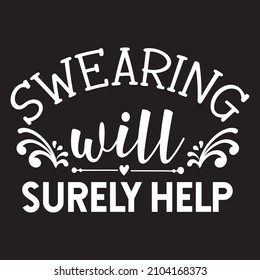 swearing will surely help vector file