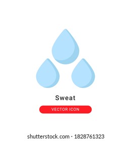 Sweat Icon Vector Illustration Sweat Icon Stock Vector (Royalty Free ...