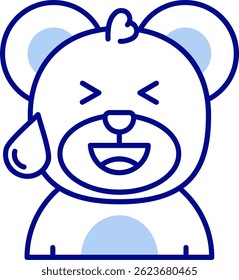 Sweat Line vector Icon Design