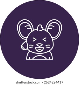 Sweat Line vector Icon Design