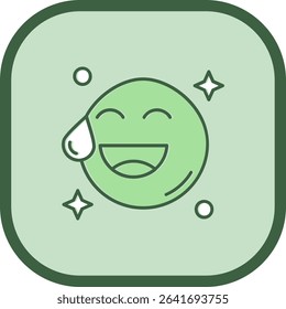 Sweat Line vector Icon Design