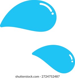 Vetor de ilustração de emoção de marca de suor