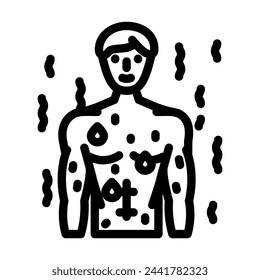 sweat sauna line icon vector. sweat sauna sign. isolated contour symbol black illustration