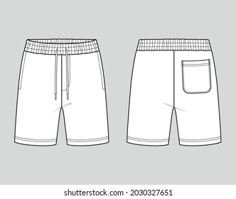 1,076 Sweat shorts template Images, Stock Photos & Vectors | Shutterstock