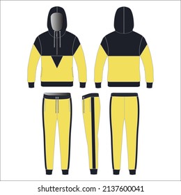 Sweat suit design hoodie and trousers