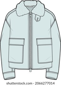 SWEAT TOPS JACKET FOR BOYS AND MEN VECTOR ILLUSTRATION