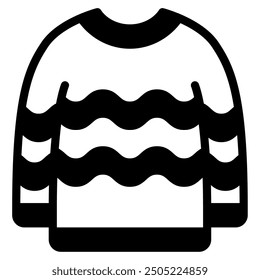 Sweater Autumn vector icon illustration