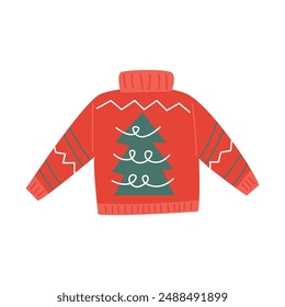 Sweater With Christmas elemen decoration