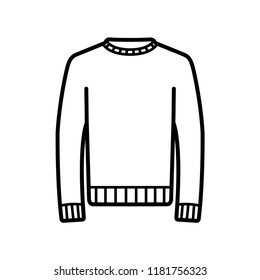 sweater - clothes icon vector