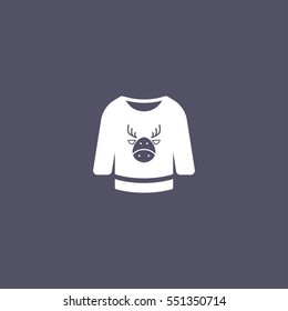 sweater with deer icon